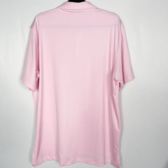 Peter Millar L Palm Pink Summer Comfort Short Sleeve Polo Stretch Embroidered - Picture 2 of 9